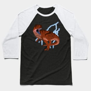 Giganotosaurus Thunder Baseball T-Shirt